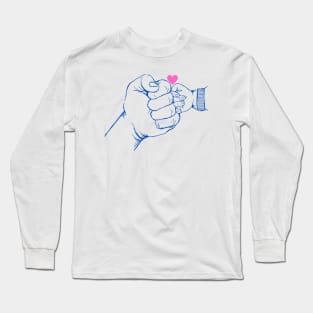 Baby kid with best parent-bff Long Sleeve T-Shirt